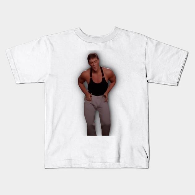 Party Jean Claude Kids T-Shirt by FightIsRight